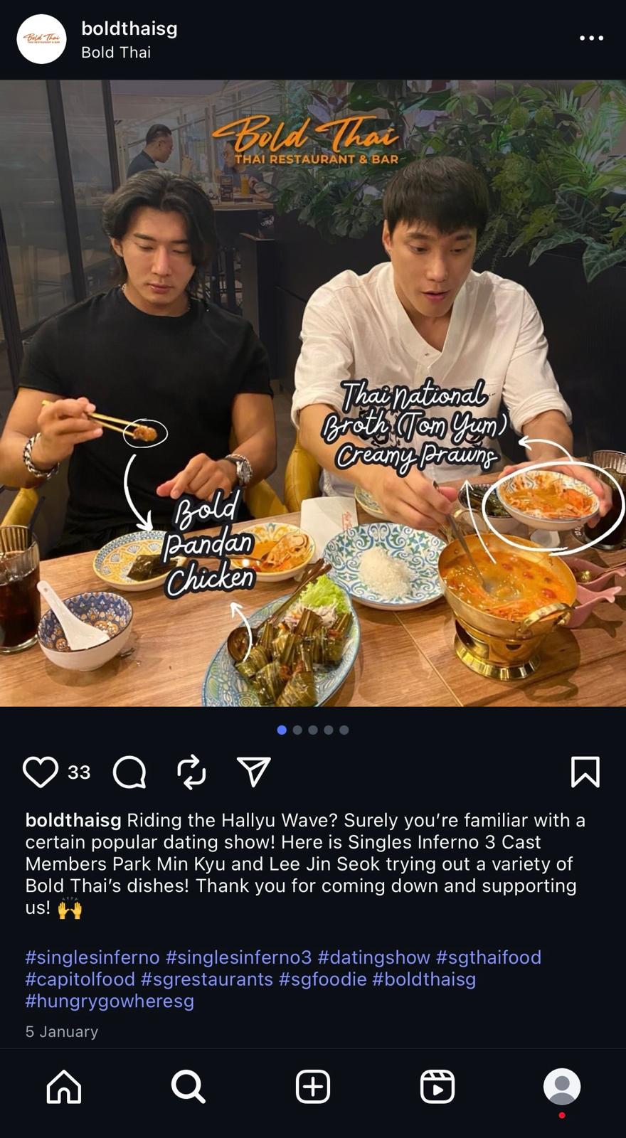 Bold Thai Influencer Collaboration